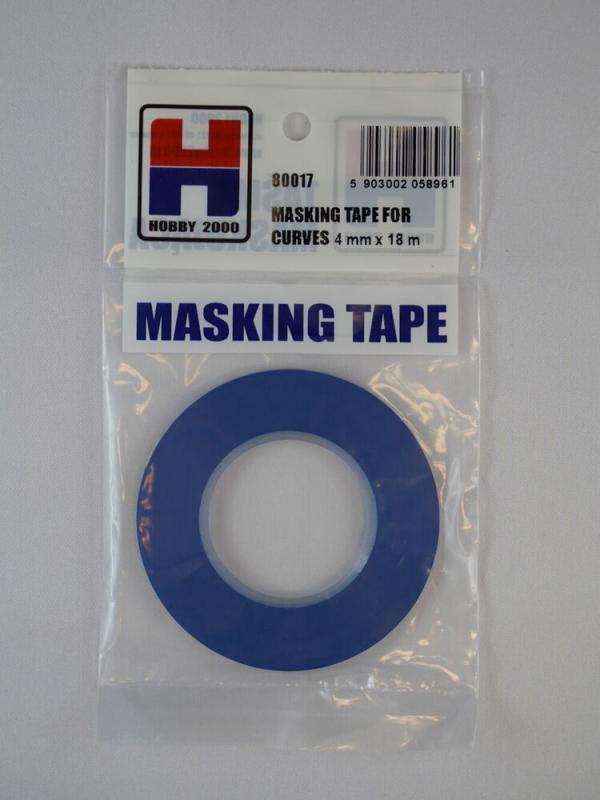 Masking Tape For Curves 4 mm x 18 m von Hobby 2000