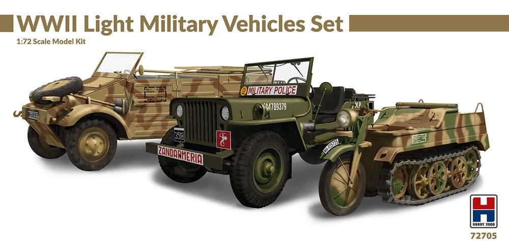 WWII Light Military Vehicles Set von Hobby 2000