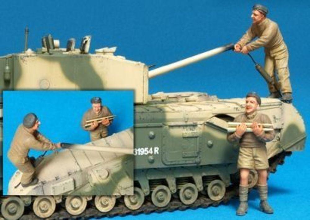 Brit. Churchill Tank Crew (III)Ala./2Fig von Hobby Fan