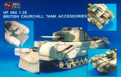 British Churchill Tank Accessories von Hobby Fan