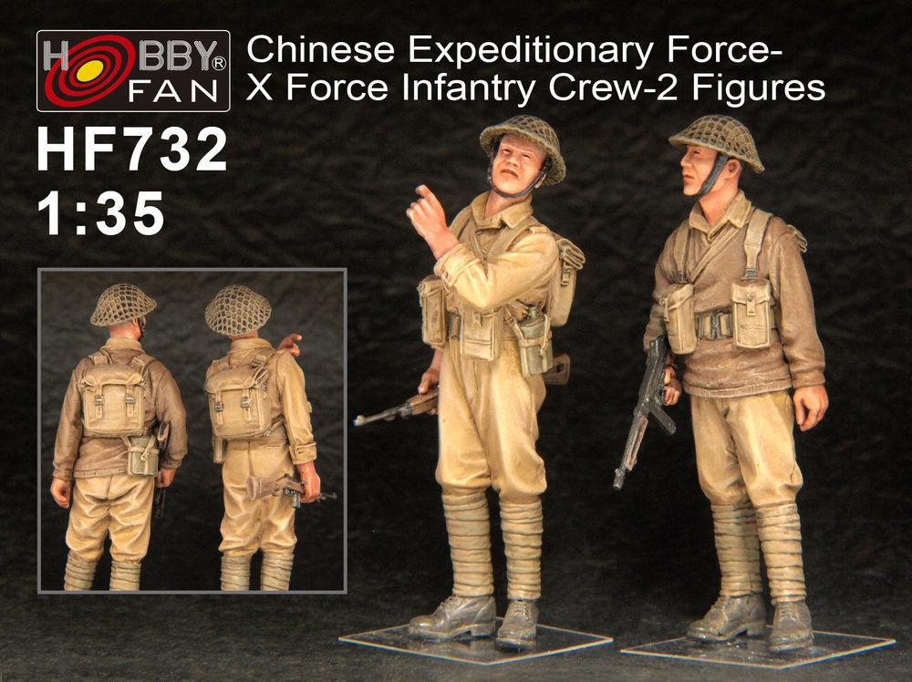 Chinese Expeditionary Force-X Force Infa Infantry Crew-2 Figures von Hobby Fan