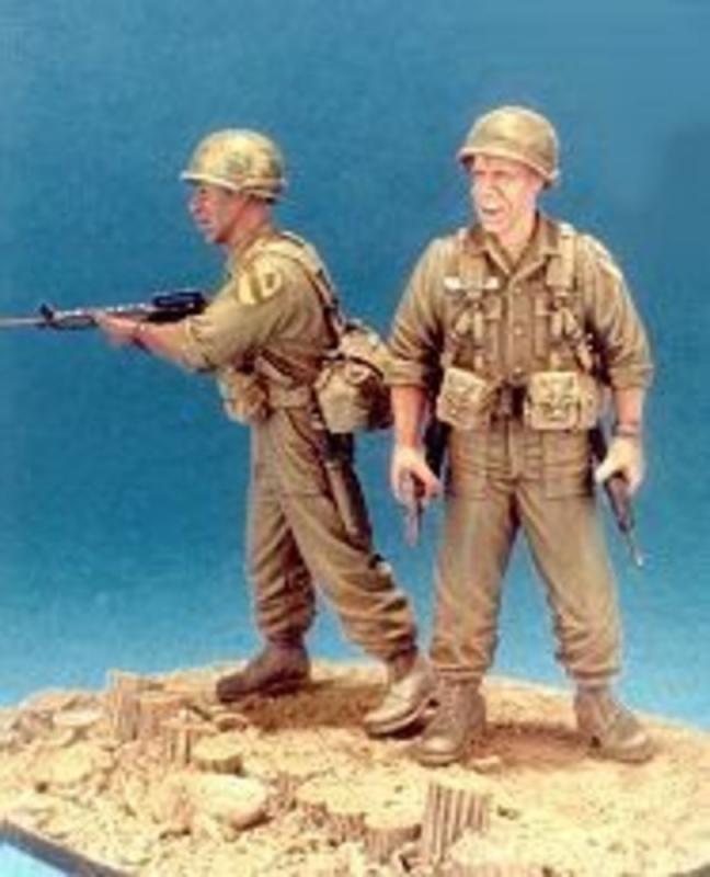 First Cavalry 1965 LZ-Ray- 2 Fig. w/Base von Hobby Fan