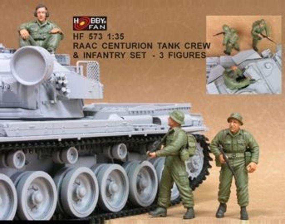 RAAC Centurion Tank Crew & Inf.set- 3Fig von Hobby Fan