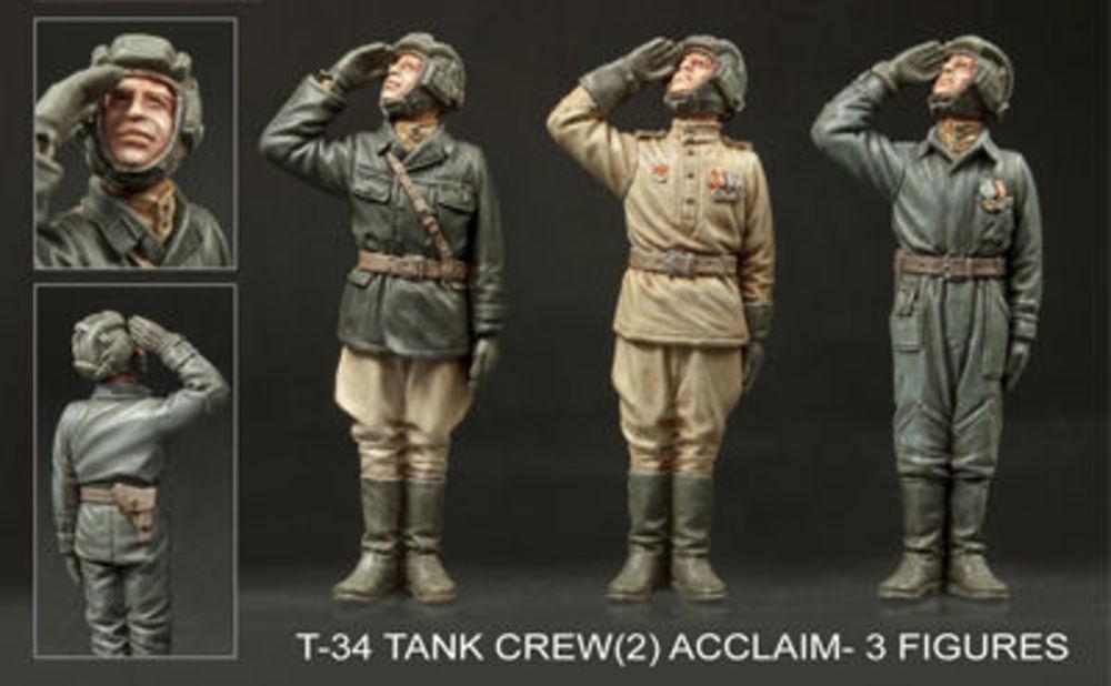 T-34 Tank Crew(2) Acclaim (3 figures) von Hobby Fan