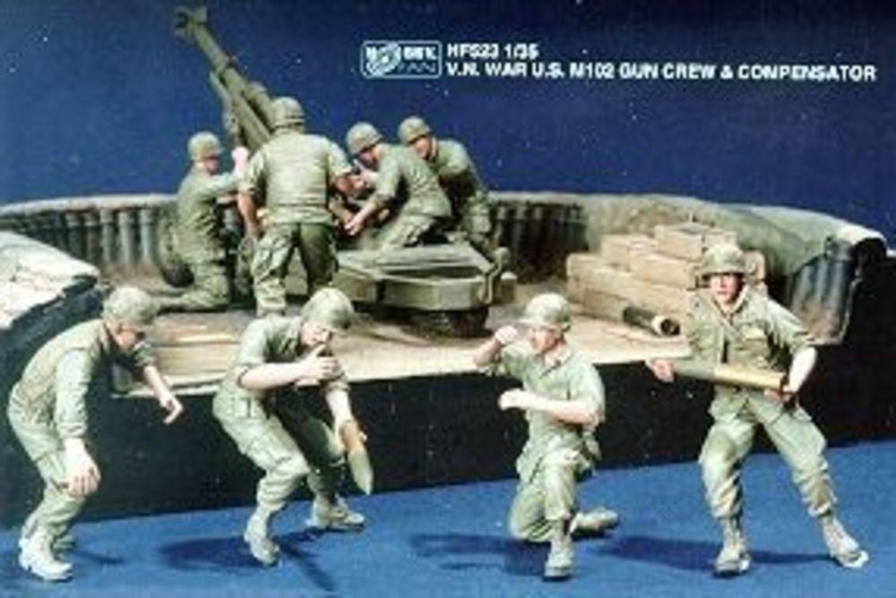 V.N. War U.S. M102 Gun Crew & Compensat. von Hobby Fan