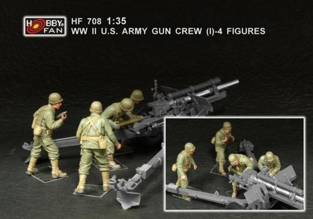 WWII U.S. Army gun crew (set 1 / 4 fig.) von Hobby Fan