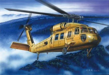 American UH-60A ´´Blackhawk´´ helicopter von HobbyBoss