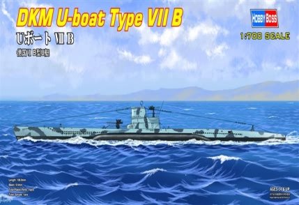 DKM U-boat Type VII B von HobbyBoss