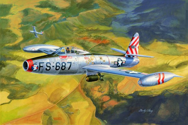 F-84E Thunderjet von HobbyBoss