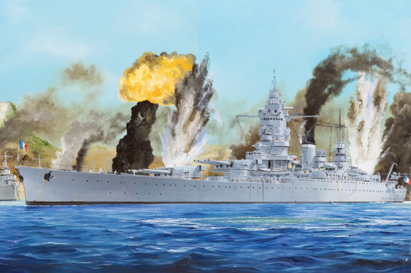 French Navy Dunkerque Battleship von HobbyBoss