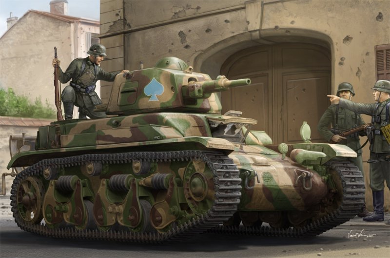 French R39 Light Infantry Tank von HobbyBoss
