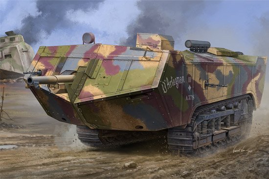French Saint-Chamond Heavy Tank-Late von HobbyBoss