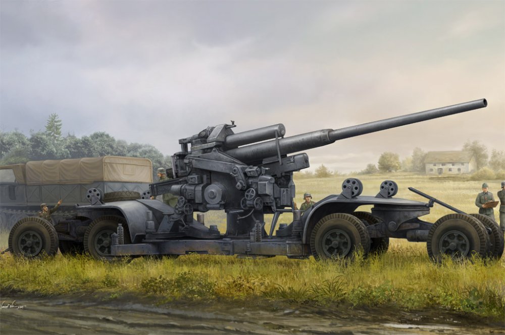 German 12.8cm FLAK 40 German 12.8cm FLAK 40 von HobbyBoss
