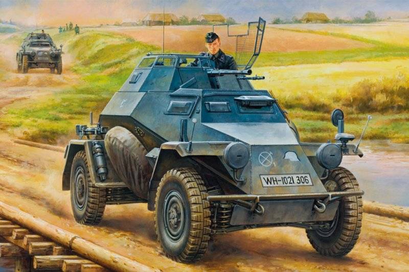 German Leichter Panzerspahwagen (2cm) Mid Version von HobbyBoss