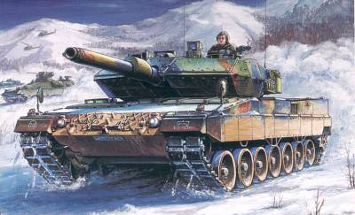 German  Leopard  2  A5/A6  tank von HobbyBoss