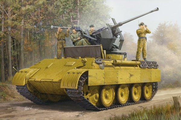 German Panther Ausf.D Flak Bergepanther German Panther Ausf.D Flak Bergepanther von HobbyBoss