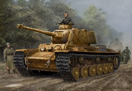 German  Pz.Kpfw  KV-1  756( r ) tank von HobbyBoss