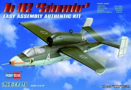 Heinkel He 162 Salamander von HobbyBoss