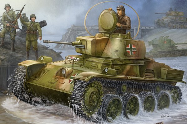 Hungarian Light Tank 38M Toldi I (A20) von HobbyBoss