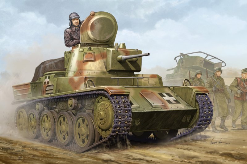 Hungarian Light Tank 38M Toldi II (B40) von HobbyBoss