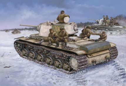 KV-1 1942 Heavy Cast Turret Tank von HobbyBoss