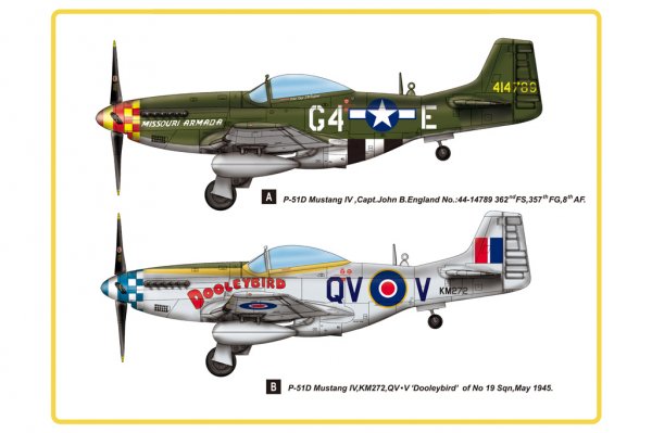 P-51D Mustang IV Fighter P-51D Mustang IV Fighter von HobbyBoss