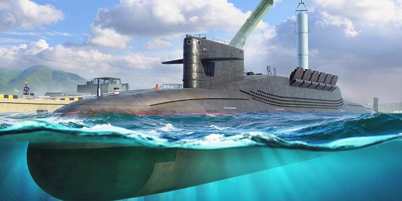 PLAN Type 094 Jin Class SSBN von HobbyBoss