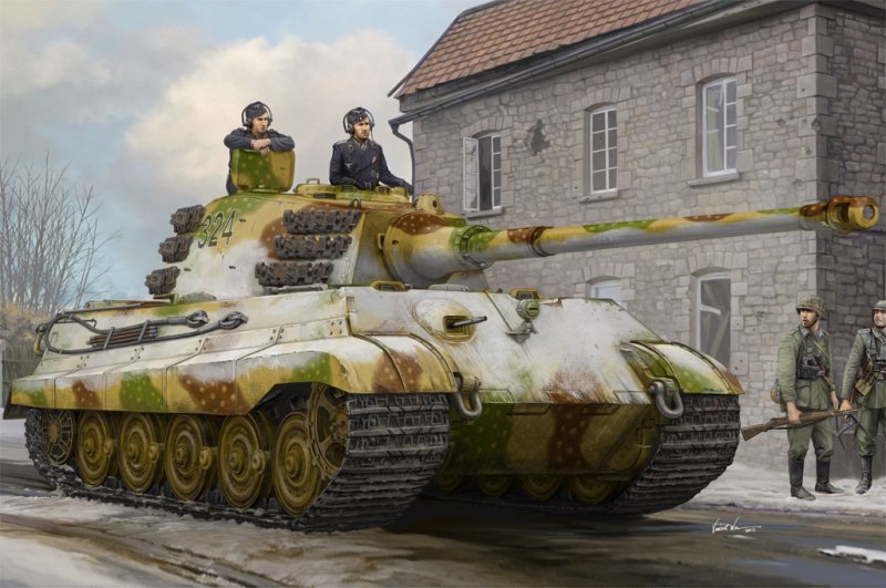 Pz.Kpfw.VI Sd.Kfz.182 Tiger II (Henschel Feb-1945 Production) von HobbyBoss