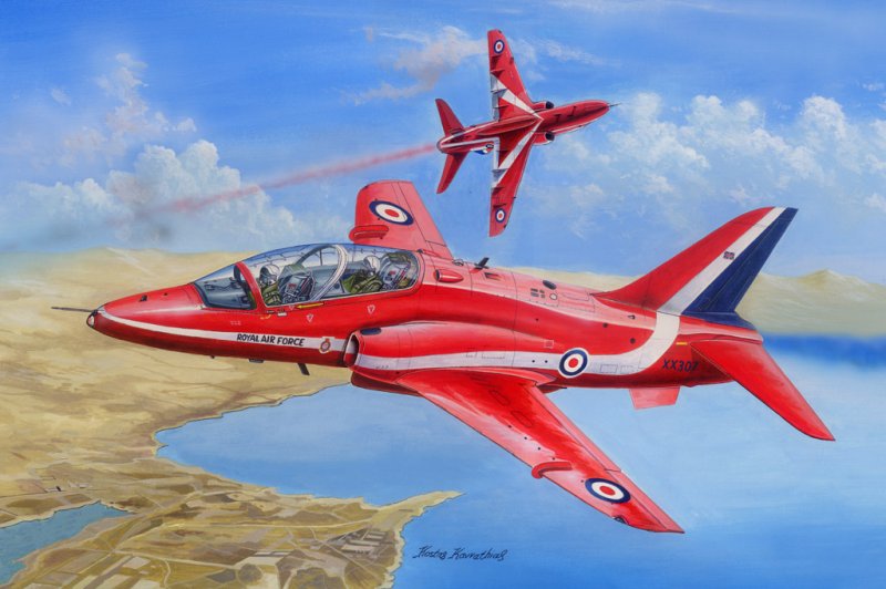 RAF Red Arrows Hawk T MK.1/1A von HobbyBoss