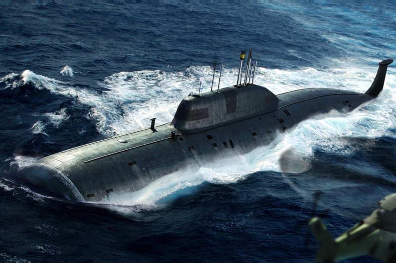 Russian Navy SSN Akula Submarine von HobbyBoss