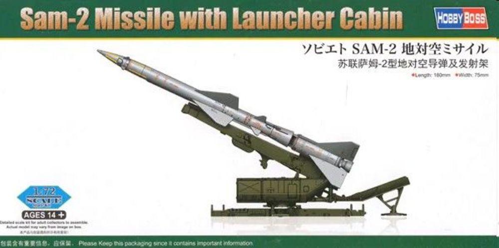 Sam-2 Missile with Launcher Cabin von HobbyBoss
