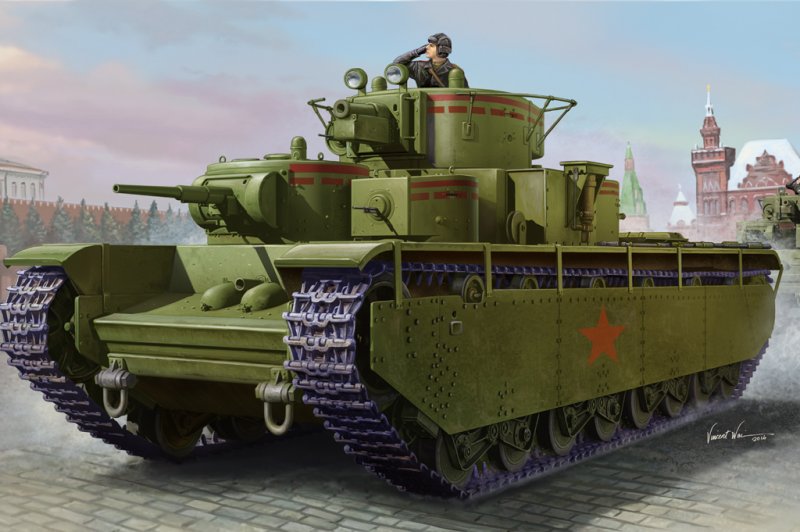 Soviet T-35 Heavy Tank-Early von HobbyBoss