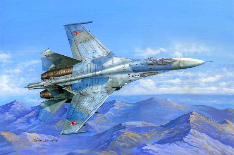 Su-27 Flanker B Su-27 Flanker B von HobbyBoss