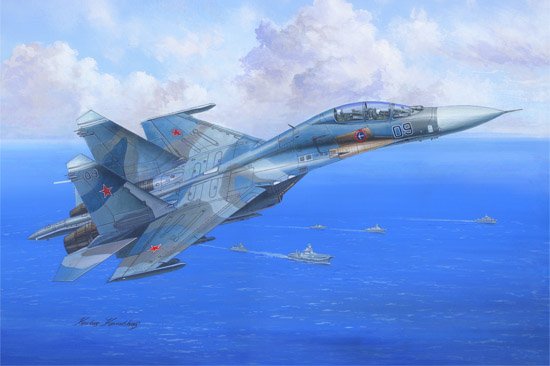 Su-27 UB Flanker C von HobbyBoss