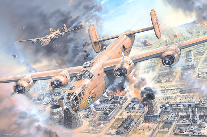 US B-24D Liberator von HobbyBoss