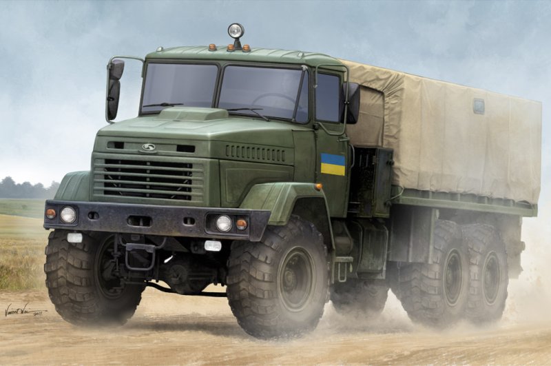 Ukraine KrAZ-6322 Soldier Cargo Truck Ukraine KrAZ-6322 Soldier Cargo Truck von HobbyBoss