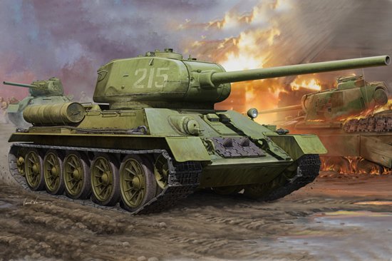 WWII Soviet T34/85 von HobbyBoss