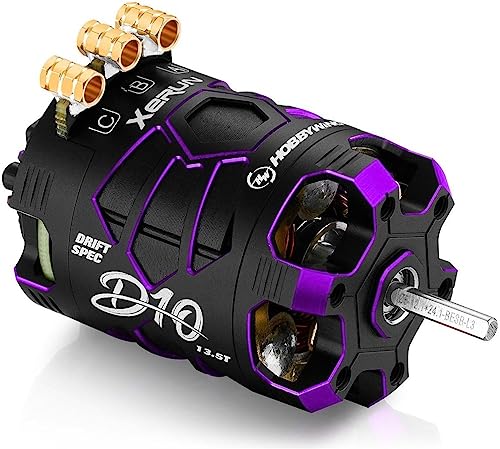 Hobbywing Xerun D10 Brushless Drift Motor 13.5T Violett von HobbyWing