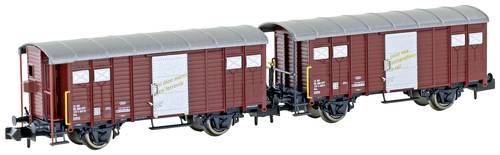Hobbytrain H24251 N 2er-Set gedeckte Güterwagen K3 der SBB Hobbytrain H24251 N 2er-Set gedeckte Güterwagen K3 der SBB von Hobbytrain