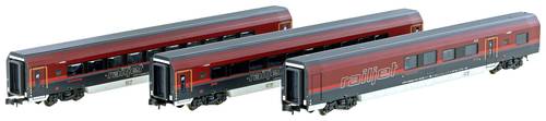 Hobbytrain H25225 N 3er Set Personenwagen Railjet der ÖBB 3er Set von Hobbytrain