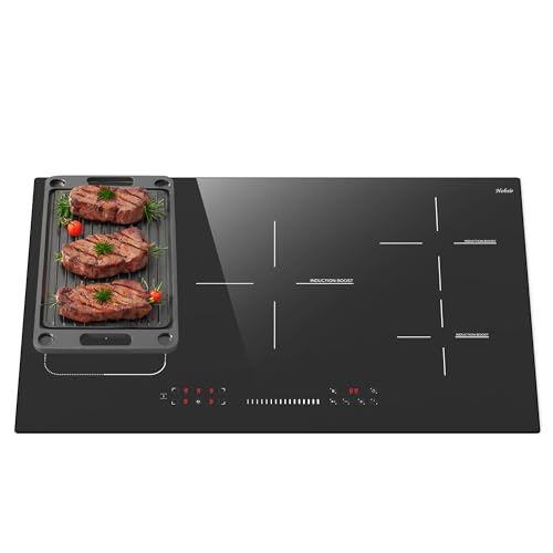 Hobsir Induktionskochfeld 5 Zonen, 90CM Einbau Induktions Kochfeld Autark, Flexible Zone für Grill, Slider-Touch-Steuerung, Sicherheitssperre, Boost-Funktion, 240V, Kein Stecker Hobsir Induktionskochfeld 5 Zonen, 90CM Einbau Induktions Kochfeld Autark, Flexible Zone für Grill, Slider-Touch-Steuerung, Sicherheitssperre, Boost-Funktion, 240V, Kein Stecker von Hobsir hob