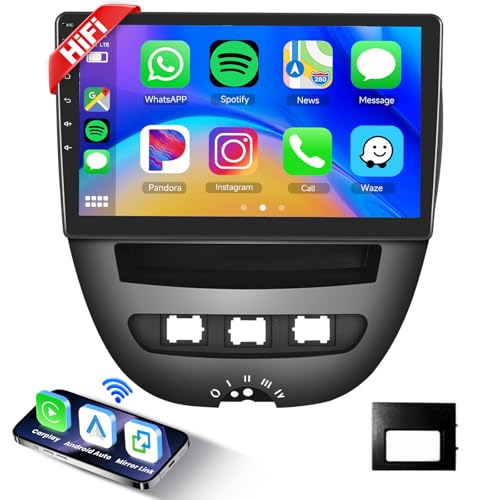 【1+32G】 Hodozzy Android Autoradio für Toyota Aygo/Peugeot 107/Citroen C1 2005-2014,10.1 Zoll Autoradio Bluetooth mit GPS/WiFi/RDS/Mirror Link/SWC/USB+Canbus 【1+32G】 Hodozzy Android Autoradio für Toyota Aygo/Peugeot 107/Citroen C1 2005-2014,10.1 Zoll Autoradio Bluetooth mit GPS/WiFi/RDS/Mirror Link/SWC/USB+Canbus von Hodozzy