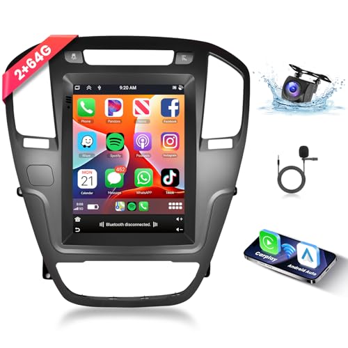 【2+64G】 Hodozzy Carplay Android Auto Android Autoradio für Opel Insignia 2008-2013/Buick Regal, 9,7 Zoll Autoradio mit Bildschirm mit GPS WiFi Autoradio Bluetooth/USB/WiFi/RDS/FM 【2+64G】 Hodozzy Carplay Android Auto Android Autoradio für Opel Insignia 2008-2013/Buick Regal, 9,7 Zoll Autoradio mit Bildschirm mit GPS WiFi Autoradio Bluetooth/USB/WiFi/RDS/FM von Hodozzy