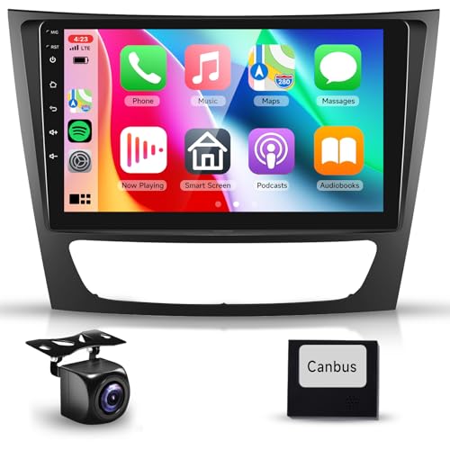 Android Autoradio für Mercedes-Benz E-Klasse W211/CLS-Klasse 2005-2008 Radio Carplay Android Auto, 9 Zoll Touchscreen mit GPS Navi WiFi Bluetooth HiFi FM RDS Radio für Mercedes-Benz mit Canbus Android Autoradio für Mercedes-Benz E-Klasse W211/CLS-Klasse 2005-2008 Radio Carplay Android Auto, 9 Zoll Touchscreen mit GPS Navi WiFi Bluetooth HiFi FM RDS Radio für Mercedes-Benz mit Canbus von Hodozzy