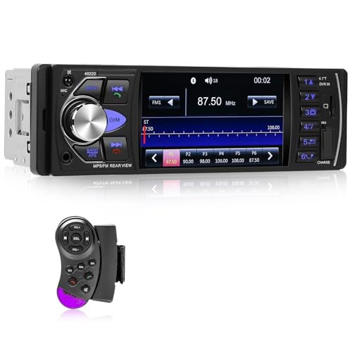 Hodozzy 1 Din Autoradio mit Bluetooth Freisprecheinrichtung, Radio 4,1 Zoll IPS Bildschirm Farben Beleuchtung MP5 Player Auto 1 Din MP3 Unterstützung FM/USB/AUX in/TF/U Disk + Lenkradsteuerung Hodozzy 1 Din Autoradio mit Bluetooth Freisprecheinrichtung, Radio 4,1 Zoll IPS Bildschirm Farben Beleuchtung MP5 Player Auto 1 Din MP3 Unterstützung FM/USB/AUX in/TF/U Disk + Lenkradsteuerung von Hodozzy