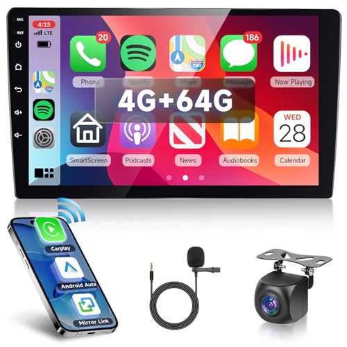 Hodozzy 4G+64G Android Autoradio 2 Din,10,1 Zoll Touchscreen Bildschirm mit GPS Navigation Bluetooth Wireless Carplay Android Auto,Dopple Din Autoradio WiFi FM/RDS Radio EQ/USB/SWC+AHD Rückfahrkamera Hodozzy 4G+64G Android Autoradio 2 Din,10,1 Zoll Touchscreen Bildschirm mit GPS Navigation Bluetooth Wireless Carplay Android Auto,Dopple Din Autoradio WiFi FM/RDS Radio EQ/USB/SWC+AHD Rückfahrkamera von Hodozzy