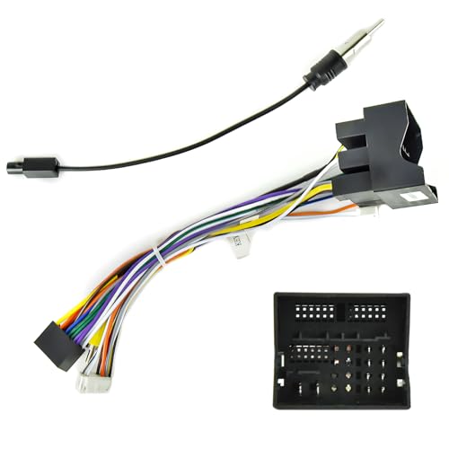 Hodozzy 52 PIN Autoradio Kabelbaum Adapter für VW Skoda Golf Touran Passat B6 Jetta Polo Tiguan Adapterstecker für ISO Standard Buchse Android Radio mit Lenkradsteuerung Leitungen Radio Antenne Hodozzy 52 PIN Autoradio Kabelbaum Adapter für VW Skoda Golf Touran Passat B6 Jetta Polo Tiguan Adapterstecker für ISO Standard Buchse Android Radio mit Lenkradsteuerung Leitungen Radio Antenne von Hodozzy