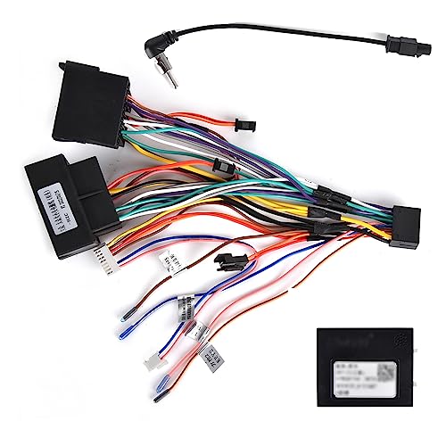Hodozzy ISO Adapterkable 36 Pin 40 Pin mit Canbus für VW Skoda Seat Golf 5 6 Polo Passat Altea Touran Tiguan Autoradio ISO Stecker für Android Autoradio mit Lenkradsteuerung und Rückwärtssteuerleitung von Hodozzy