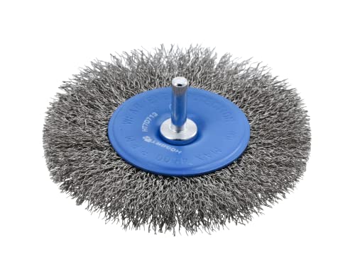 Högert Scheibenbürste mit 100 mm Schaft, 0,3 mm Stahldraht von Högert Technik