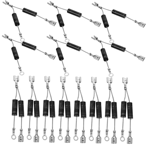 Hoement Mikrowellendioden-set – 10-teiliger Hochspannungsdioden-ersatz Für Backofen Und Induktionsherd Zum Schnellen Erhitzen Von Lebensmitteln von Hoement